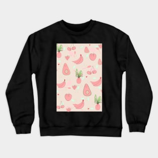 Pink Fruits Crewneck Sweatshirt